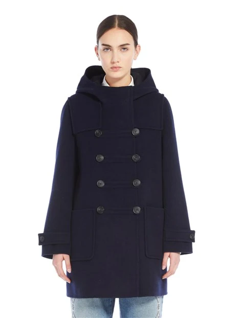 CAPPOTTO LUNGO MONTGOMERY IN LANA DONNA BLU