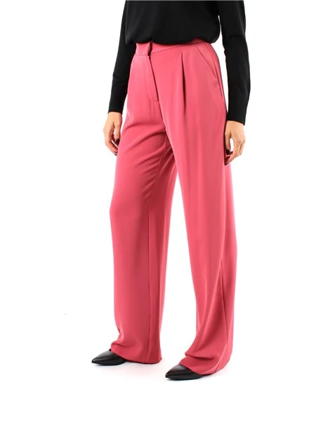 PANTALONI PALAZZO FLUIDI DONNA BORDEAUX