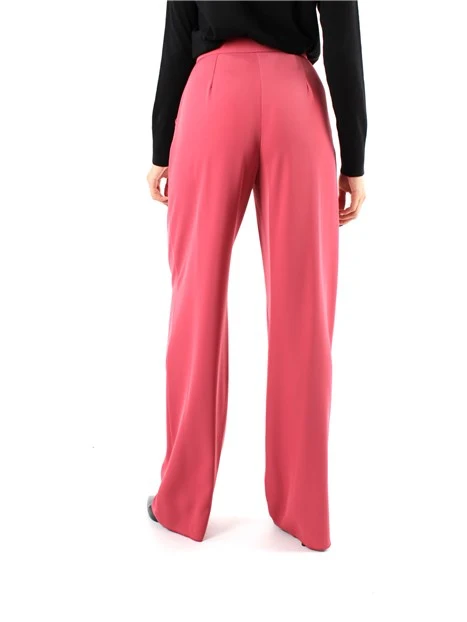 PANTALONI PALAZZO FLUIDI DONNA BORDEAUX