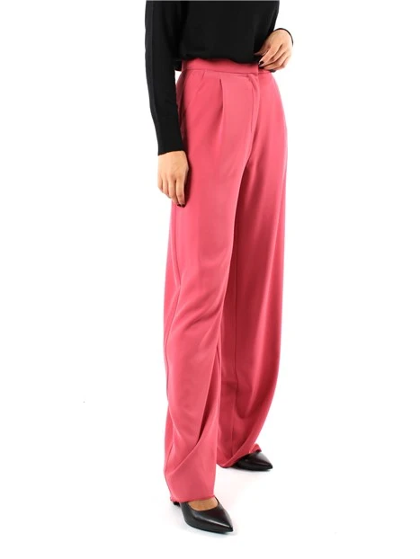 PANTALONI PALAZZO FLUIDI DONNA BORDEAUX