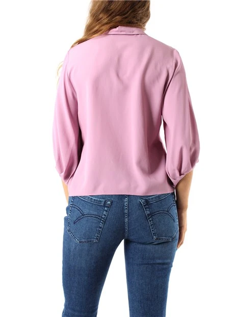 CAMICIA IN MISTO SETA CON MANICA A SBUFFO DONNA MALVA