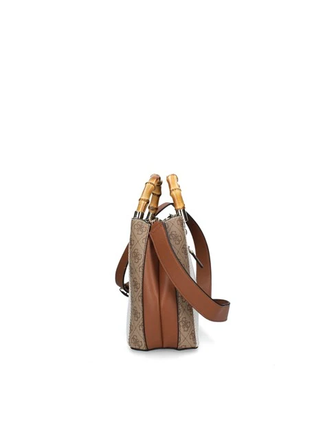 BORSA A MANO KERIMA BAMBOO GIRLFRIEND SATCHEL DONNA ECRU