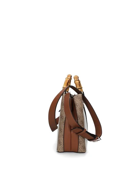 BORSA A MANO KERIMA BAMBOO GIRLFRIEND SATCHEL DONNA ECRU