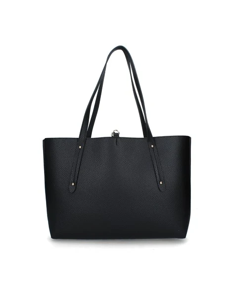 BORSA SHOPPING CON POCHETTE DONNA NERO