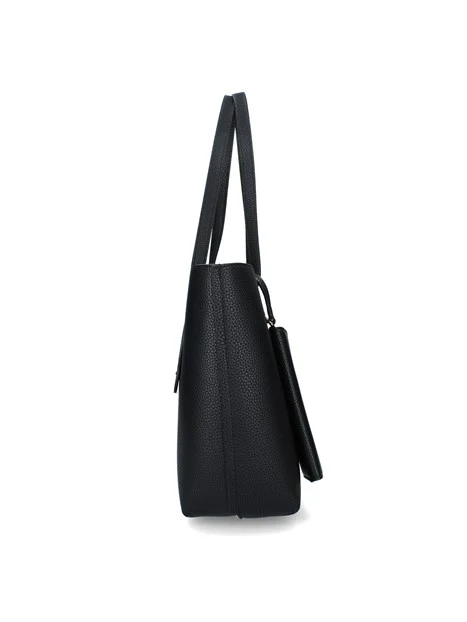 BORSA SHOPPING CON POCHETTE DONNA NERO