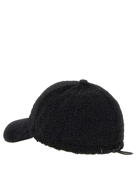 CAPPELLO IN ECO PELLICCIA CON VISIERA DONNA NERO