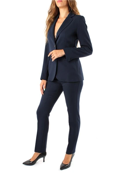 TAILLEUR GIACCA E PANTALONI A SIGARETTA DONNA BLU