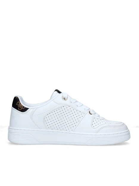 SNEAKERS BASSE DAISO DONNA BIANCO MARRONE