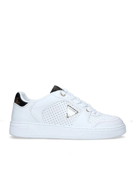 SNEAKERS BASSE DAISO DONNA BIANCO MARRONE