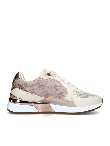 SNEAKERS BASSE MOXEA12 MULTICOLORE DONNA BEIGE ROSA