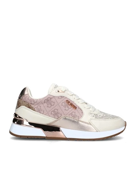 SNEAKERS BASSE MOXEA12 MULTICOLORE DONNA BEIGE ROSA