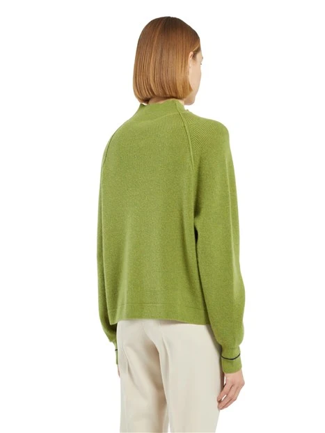 MAGLIA DOLCEVITA IN MISTO LANA CASHMERE DONNA VERDE