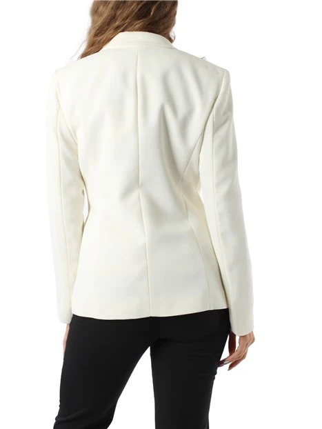 GIACCA BLAZER DOPPIOPETTO ART. 365 DONNA BIANCO LANA