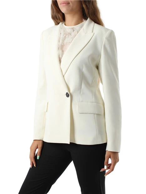 GIACCA BLAZER DOPPIOPETTO ART. 365 DONNA BIANCO LANA