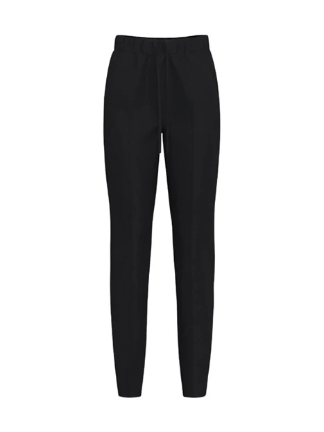 PANTALONI JOGGERS PUNTO MILANO ELASTICI DONNA NERO