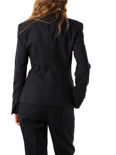 BLAZER DOPPIOPETTO IN POLIVISCOSA DONNA BLU