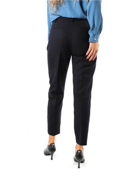 PANTALONI CHINO IN POLIVISCOSA MONOELASTICA DONNA BLU