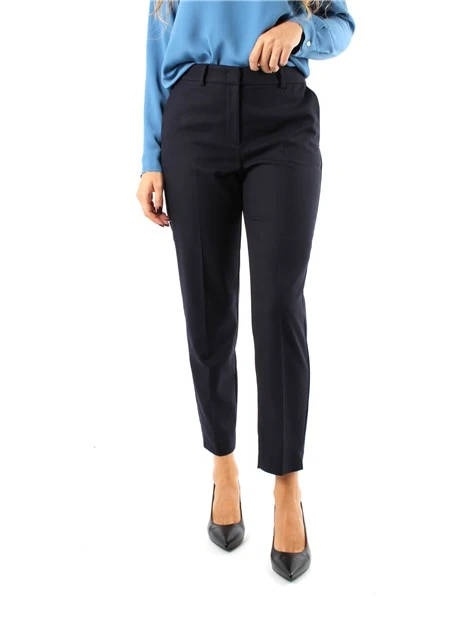 PANTALONI CHINO IN POLIVISCOSA MONOELASTICA DONNA BLU