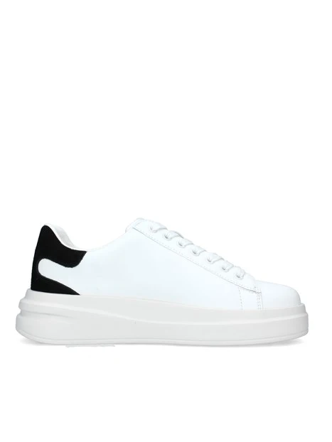 SNEAKERS PLATFORM ELBINA CON TALLONE NERO DONNA BIANCO