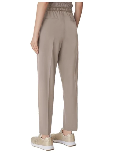 PANTALONI JOGGERS IN TELA BIELASTICA DONNA GRIGIO