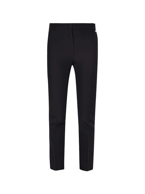 PANTALONI A SIGARETTA PIEGA STIRATA DONNA NERO