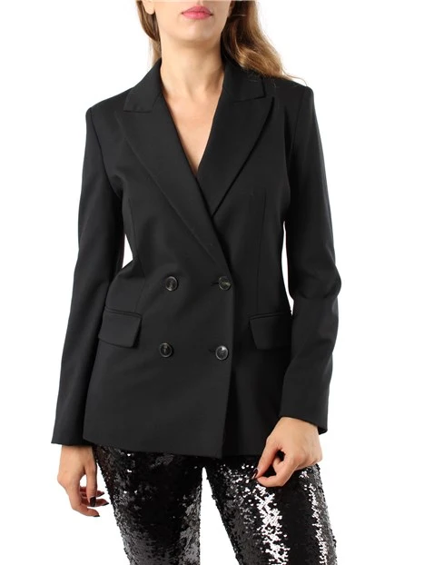 BLAZER DOPPIOPETTO DONNA NERO