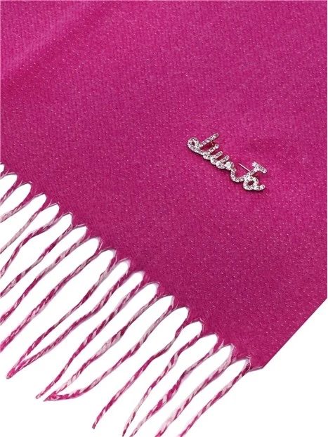 SCIARPA CON SPILLA DONNA FUCSIA