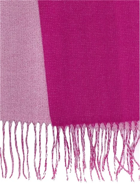 SCIARPA CON SPILLA DONNA FUCSIA