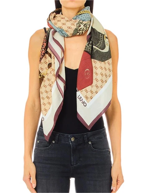 FOULARD LA PUFFY DONNA BEIGE