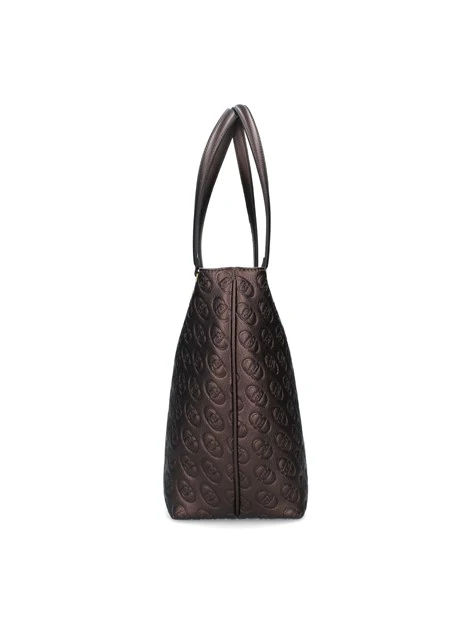 BORSA SHOPPING TEDDY DONNA MARRONE