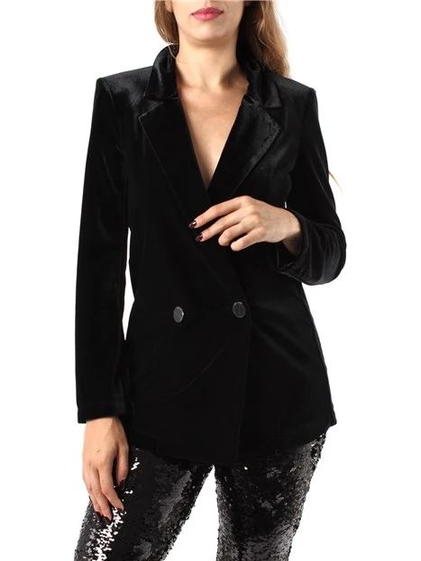 GIACCA BLAZER DOPPIOPETTO DONNA NERO