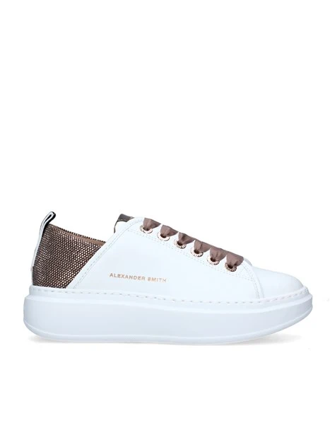 SNEAKERS PLATFORM WEMBLEY DONNA BIANCO BRONZO