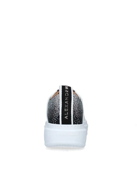 SNEAKERS PLATFORM WEMBLEY BIANCO ARGENTO