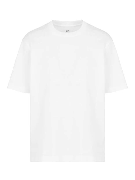 T-SHIRT MANICA CORTA IN COTONE ORGANICO UOMO BIANCO