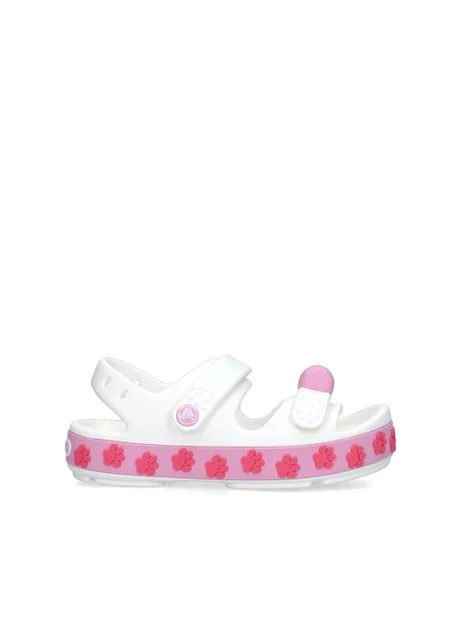 SANDALI MARE CROCBAND CRUISER PET T BAMBINA BIANCO