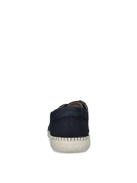 SNEAKERS BASSE SOSTENIBLE IN PELLE UOMO BLU