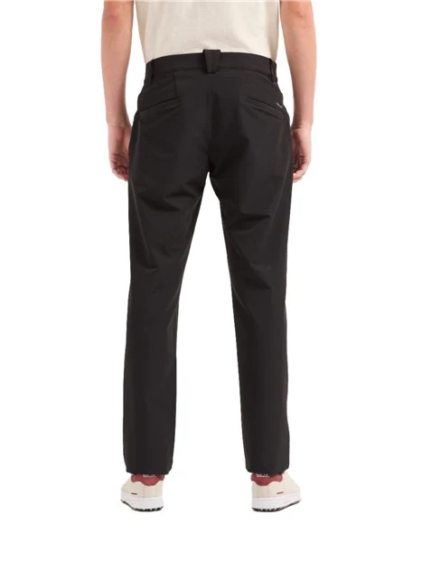 PANTALONI CHINO CON LOGO UOMO NERO