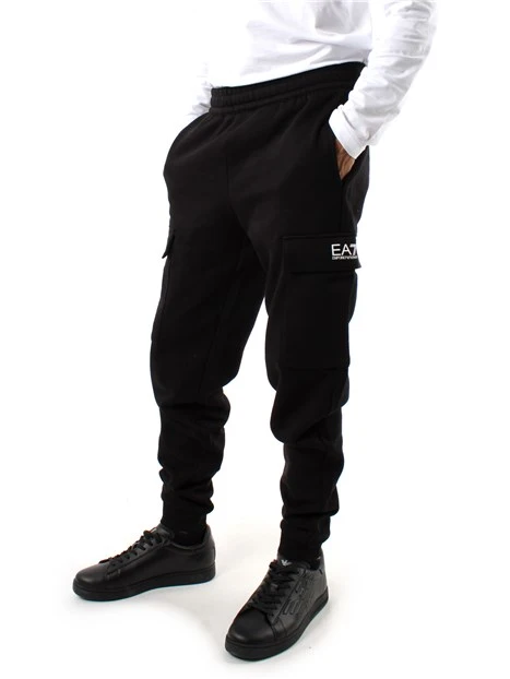 PANTALONI JOGGER CARGO UOMO NERO