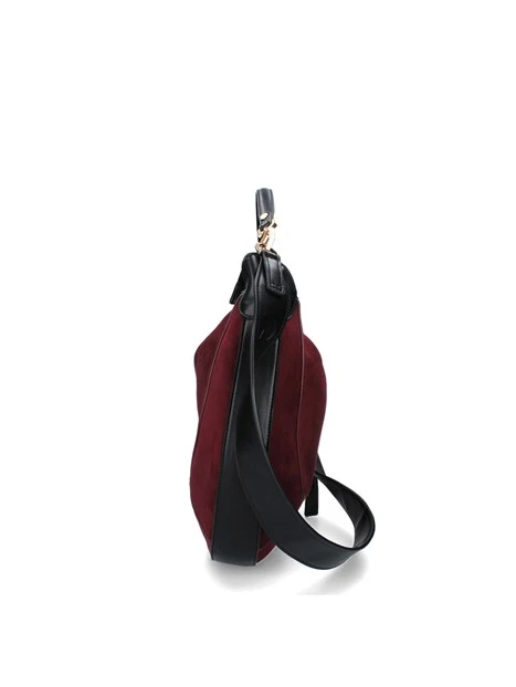 BORSA A SPALLA REIKO HOBO GRANDE DONNA BORDEAUX