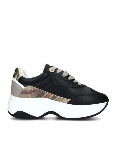 SNEAKERS PLATFORM NEW DAFNE DONNA NERO