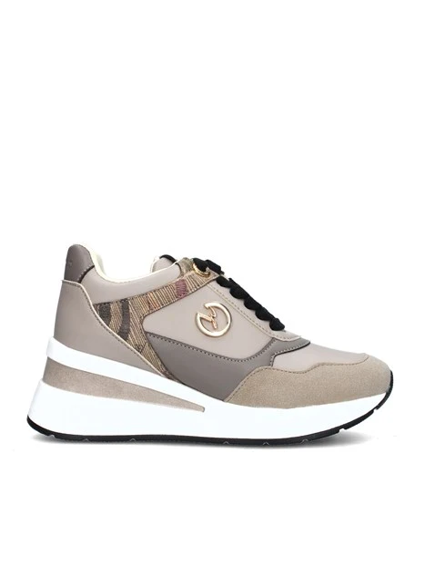 SNEAKERS PLATFORM EDISON DONNA BEIGE