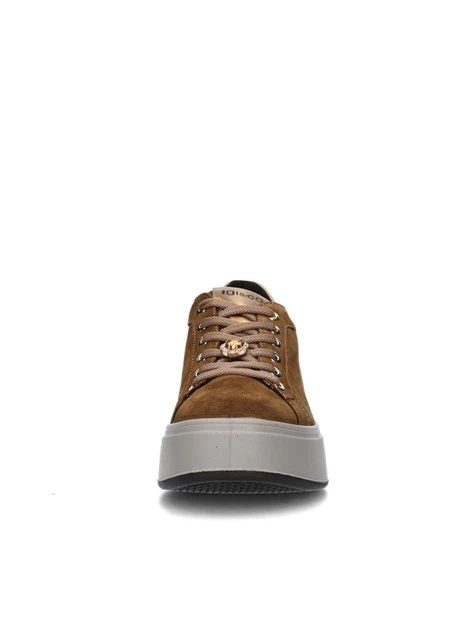 SNEAKERS PLATFORM IN CAMOSCIO DONNA CUOIO