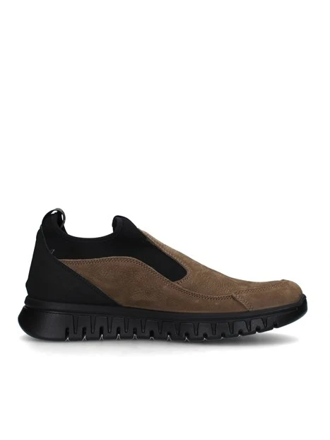 SNEAKERS SLIP ON CON ELASTICO UOMO BEIGE