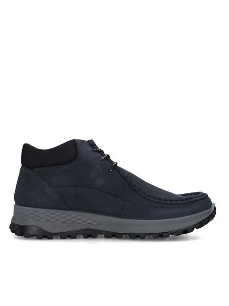 SNEAKERS PLATFORM LACCI CORDA UOMO BLU