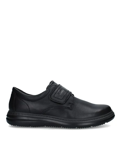 SNEAKERS SLIP ON CON STRAPPO UOMO NERO