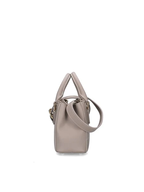 BORSA A MANO ZERO RE CON LOGO DONNA BEIGE