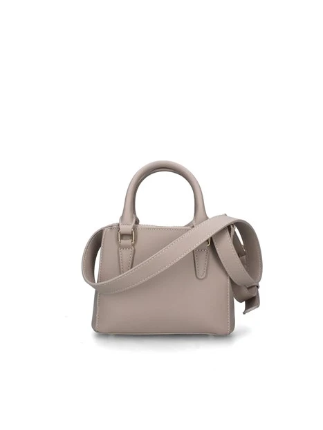 BORSA A MANO ZERO RE CON LOGO DONNA BEIGE