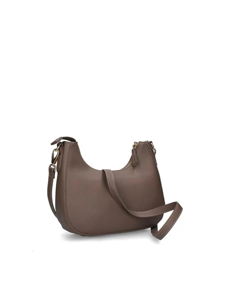 BORSA A TRACOLLA BRIXTON CON LOGO DONNA BEIGE