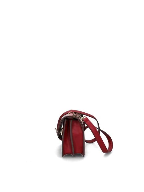 BORSA A TRACOLLA POSILLIPO CON LOGO DONNA ROSSO