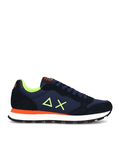 SNEAKERS BASSE TOM FLUO UOMO BLU